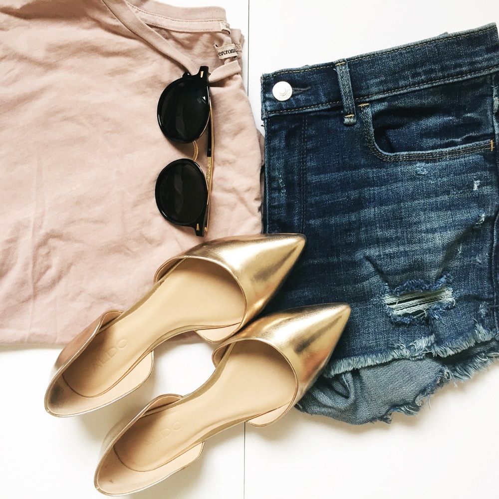 Abercrombie & Fitch High Rise Jean Short